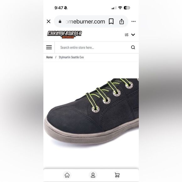 Stylmartin Seattle Evo WP Black Motorcycle Shoes 40 main image 10